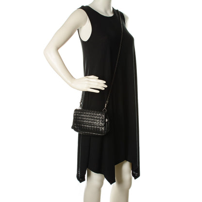 Bottega Veneta Nappa Intrecciato Small Chain Crossbody Black 2 of 9
