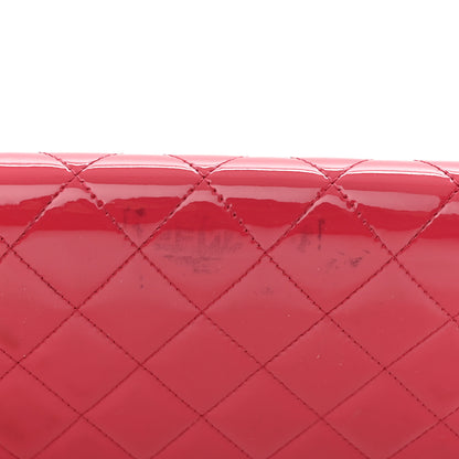 Chanel Patent Calfskin Quilted Boy Flap Wallet Pink 14 of 17