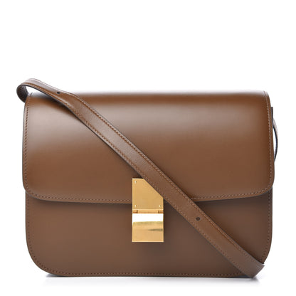 Celine Box Calfskin Medium Classic Box Flap Bag Camel 1 of 9