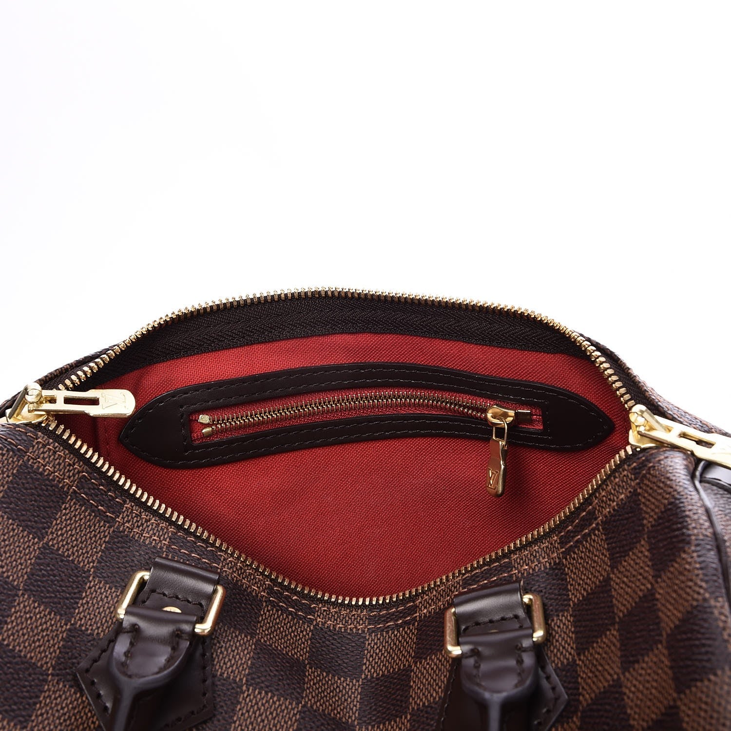 Louis Vuitton Damier Ebene Speedy Bandouliere 25 7 of 11