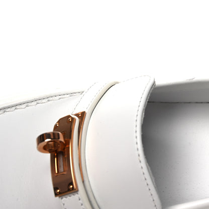 Hermes Calfskin Game Slip On Sneakers White 14 of 15