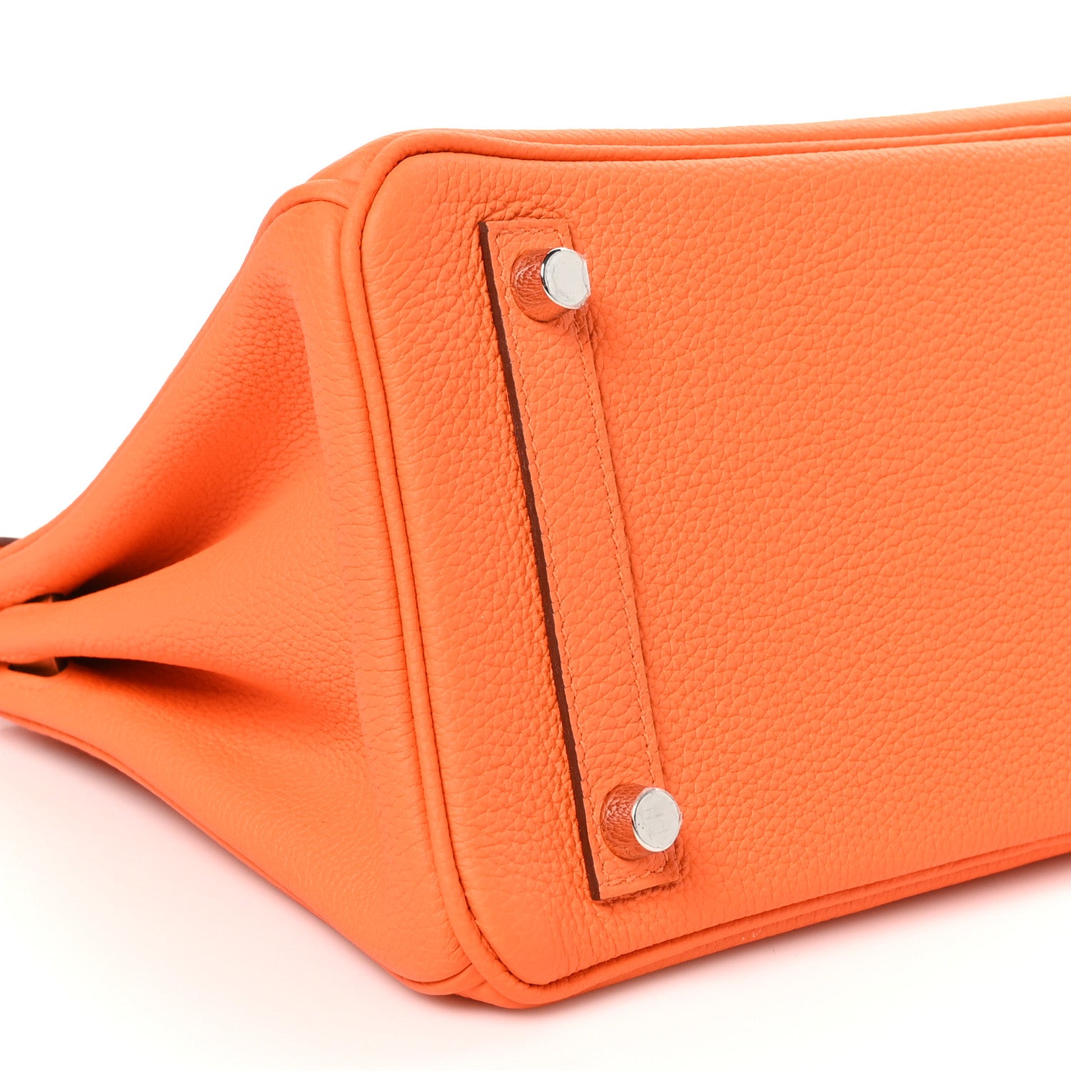 Hermes Togo Birkin 25 Orange Minium 9 of 10