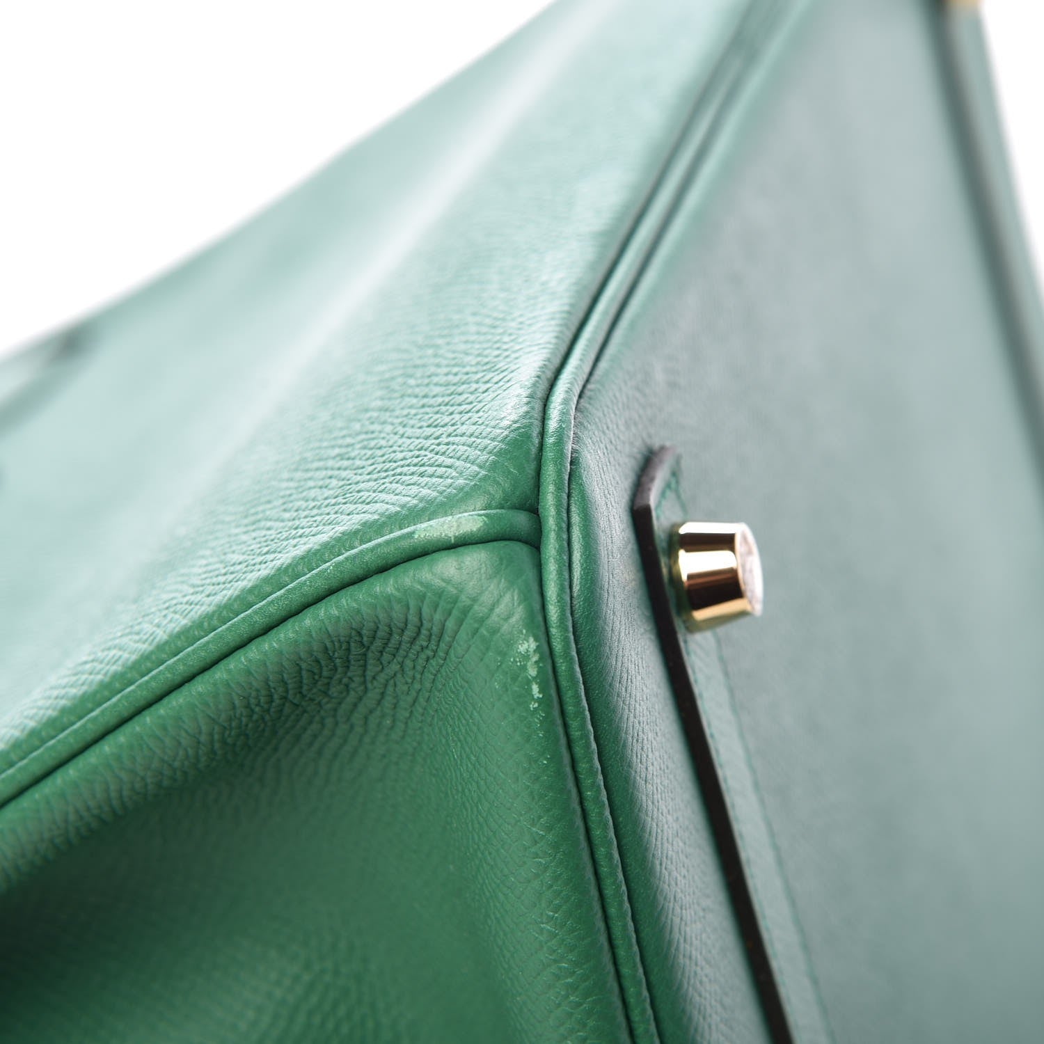 Hermes Epsom Birkin 30 Vert Vertigo 32 of 32