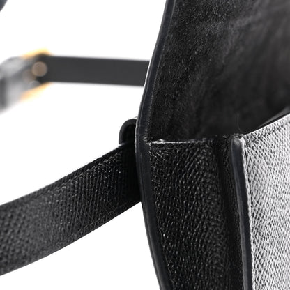 Christian Dior Grained Calfskin Saddle Belt Bag Black 13 of 13