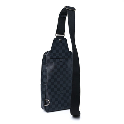 Louis Vuitton Damier Graphite World Map Avenue Sling Backpack 3 of 9