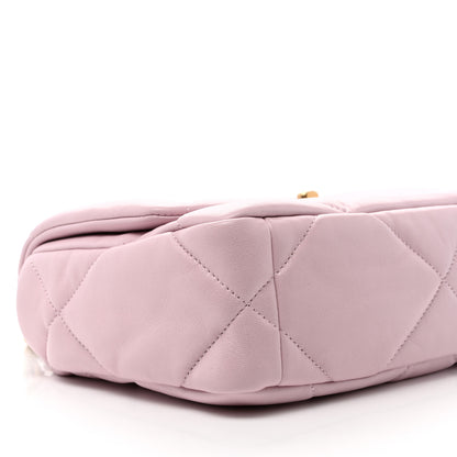 Chanel Lambskin Quilted Medium Chanel 19 Flap Light Pink 8 of 9