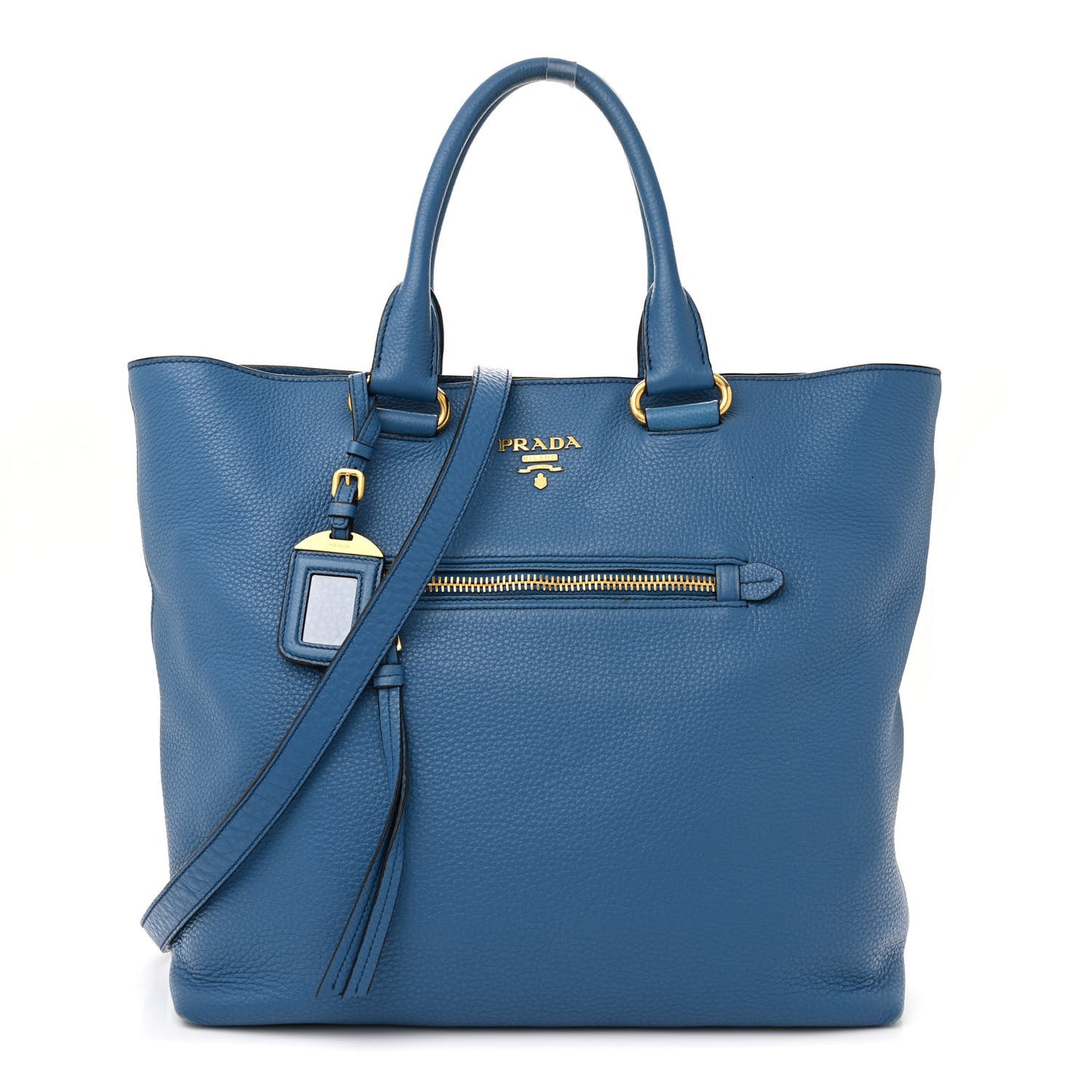 Vitello Daino Shopping Tote Inchiostro