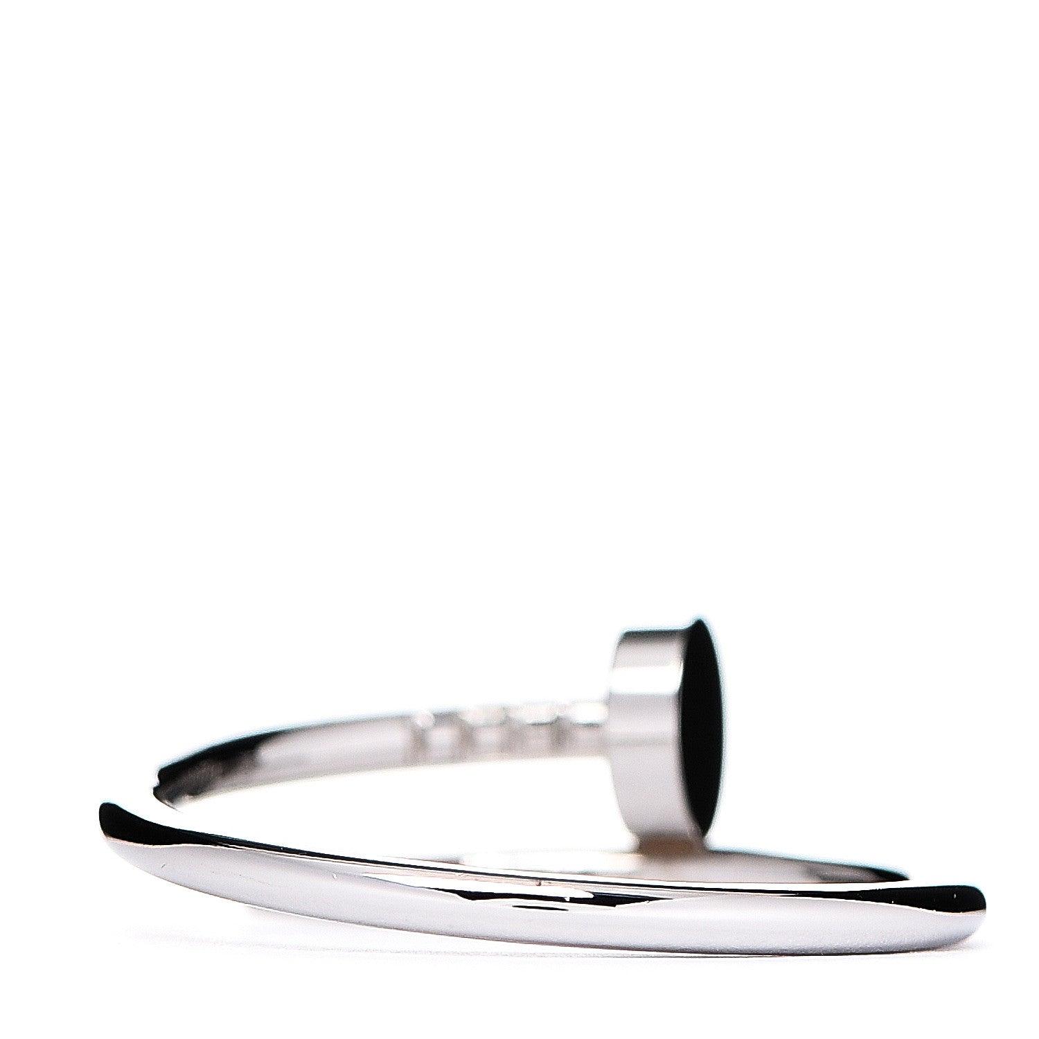Cartier 18K White Gold Small Juste Un Clou Ring 58 8.25 2 of 4