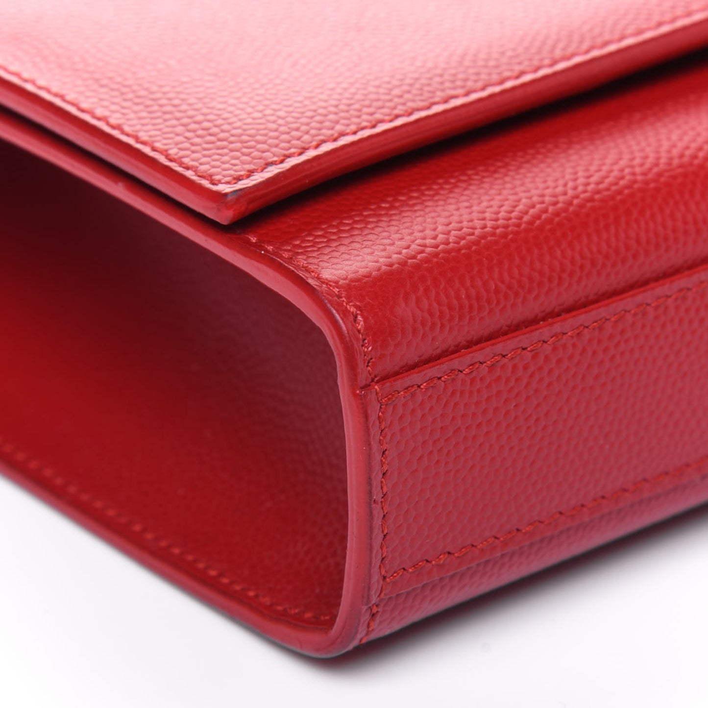 Grain De Poudre Classic Monogram Cassandre Clutch New Red
