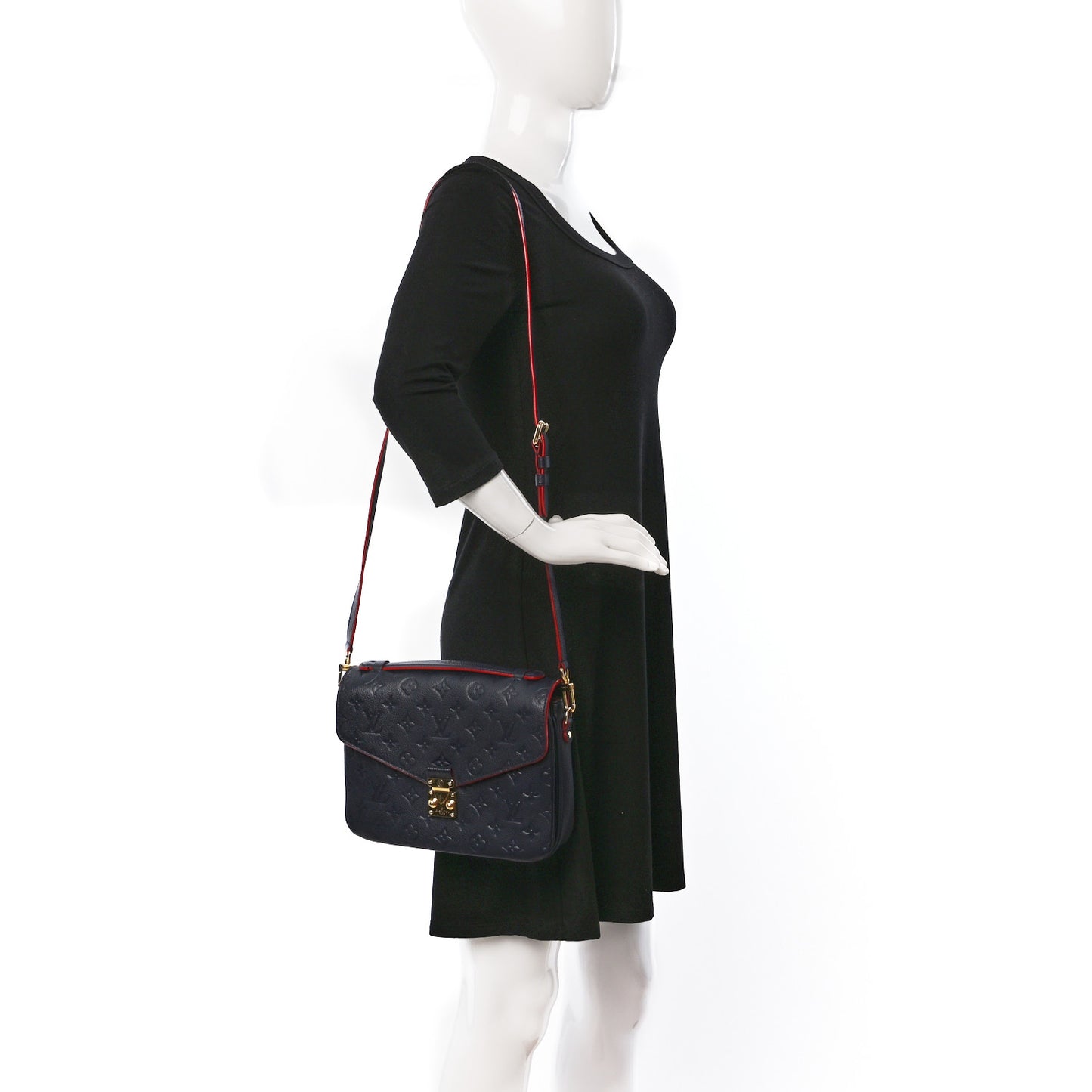 Empreinte Pochette Metis Marine Rouge