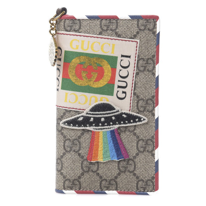 Gucci GG Supreme Monogram Courrier Embroidered iPhone 7/8 Case Brown 1 of 6