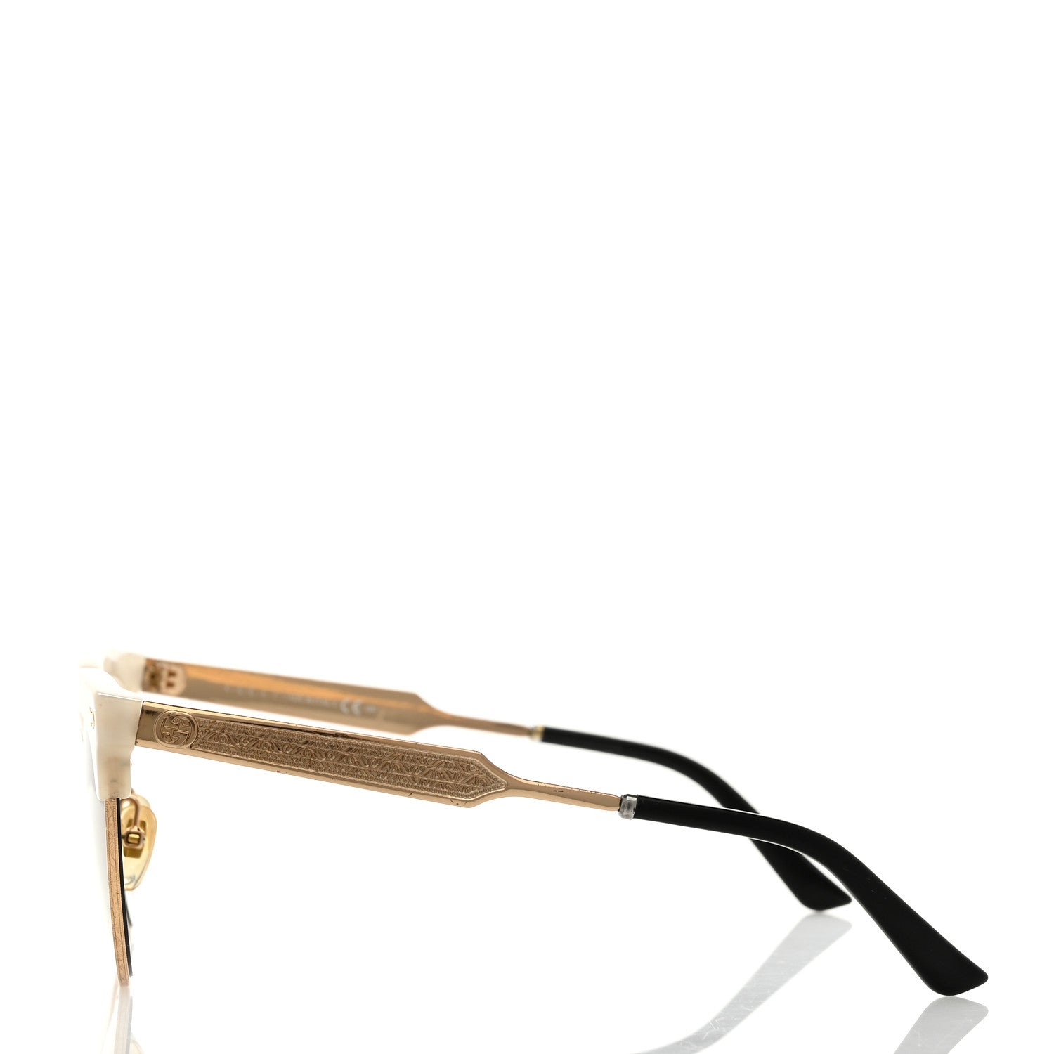 Gucci Acetate Cat Eye Sunglasses GG4283/S White 3 of 10