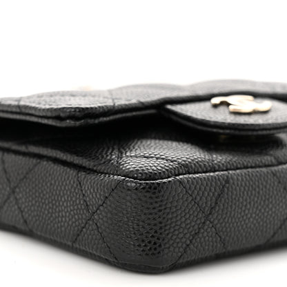 Chanel Caviar Quilted Mini Chain Belt Bag Black 10 of 14