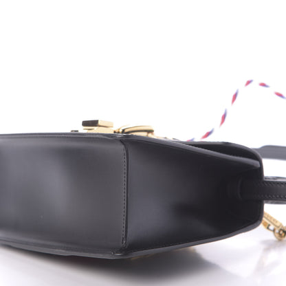 Gucci Calfskin Mini Sylvie Top Handle Bag Black 6 of 9