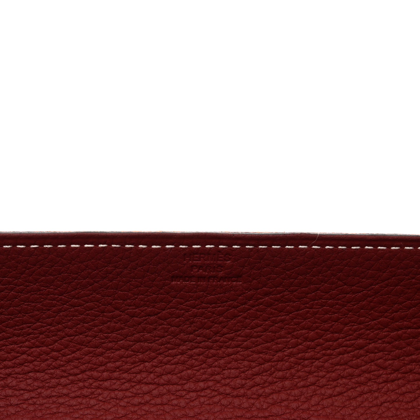 Taurillon Clemence Felt Bridge Mises et Relances Change Tray Orange Rouge H