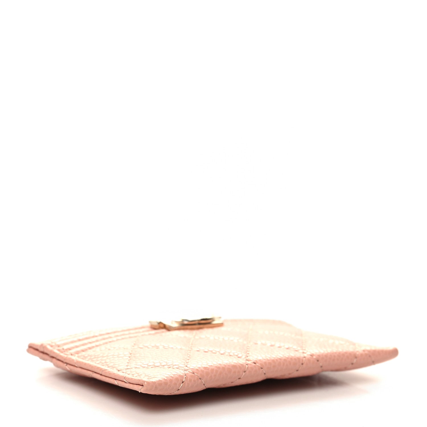 Chanel Caviar Quilted Boy Card Holder Light Pink 4 of 10