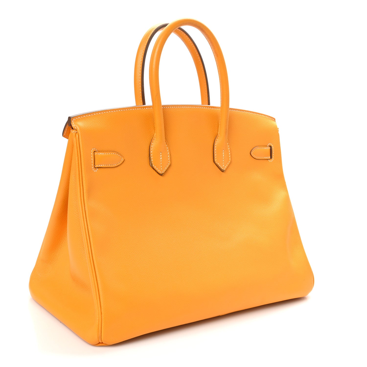 Hermes Epsom Candy Birkin 35 Jaune D'Or Feu 2 of 13