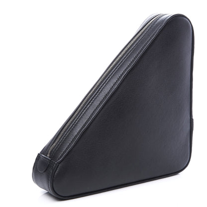 Balenciaga Calfskin M Triangle Pouch Black 2 of 9
