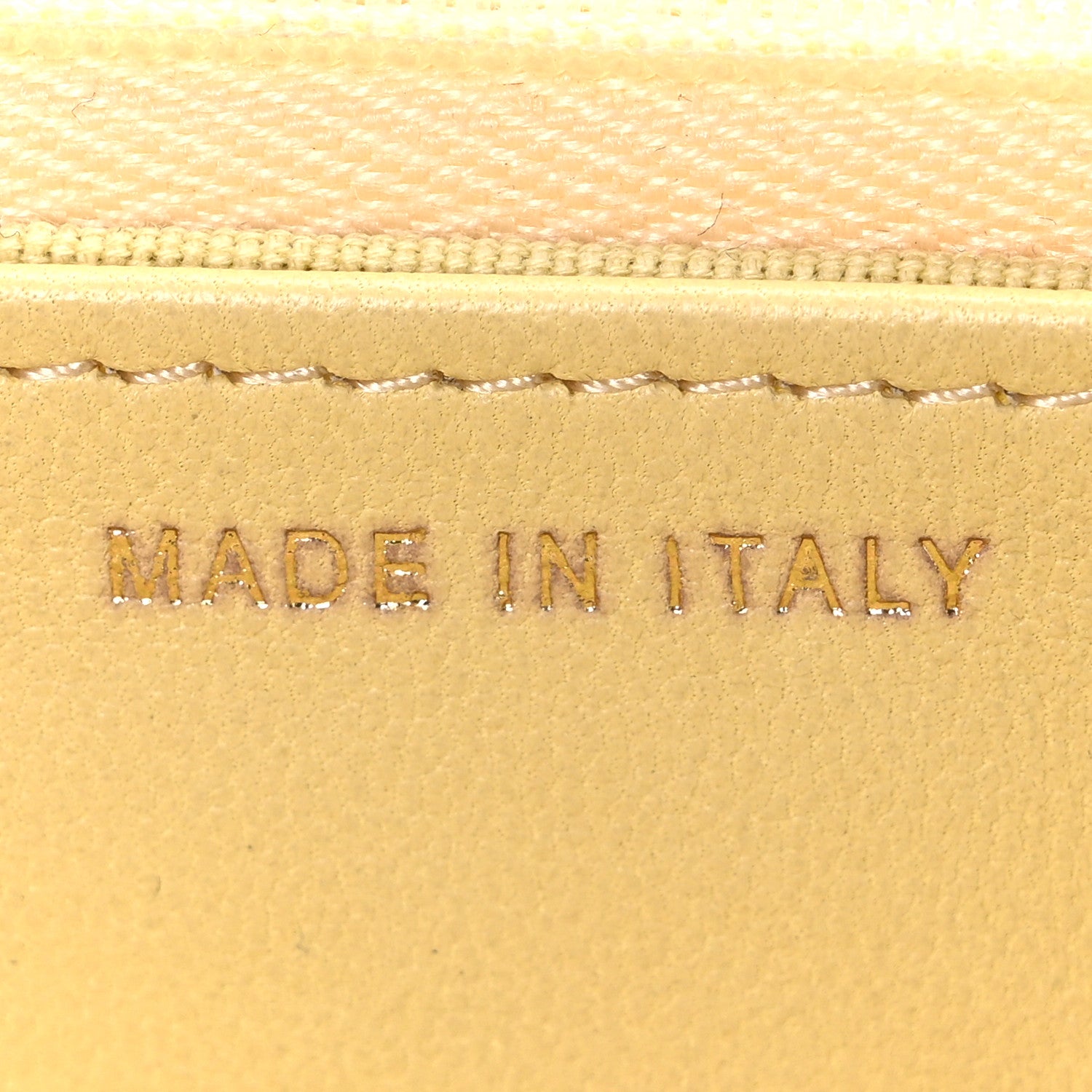 Chanel Lambskin Quilted Enamel Wallet On Chain WOC Yellow 7 of 12