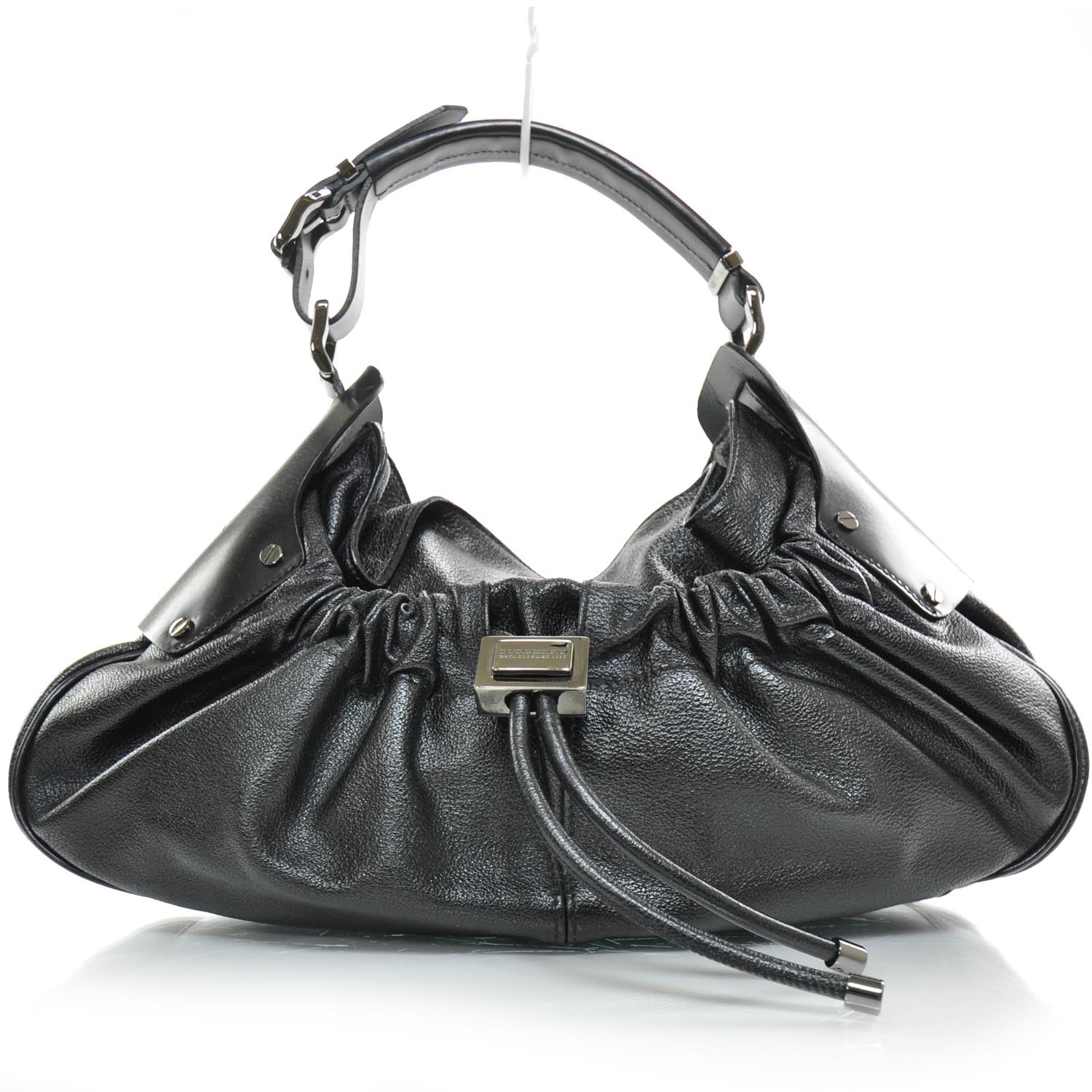 Burberry Prorsum Leather Warrior Hobo Black 1 of 9