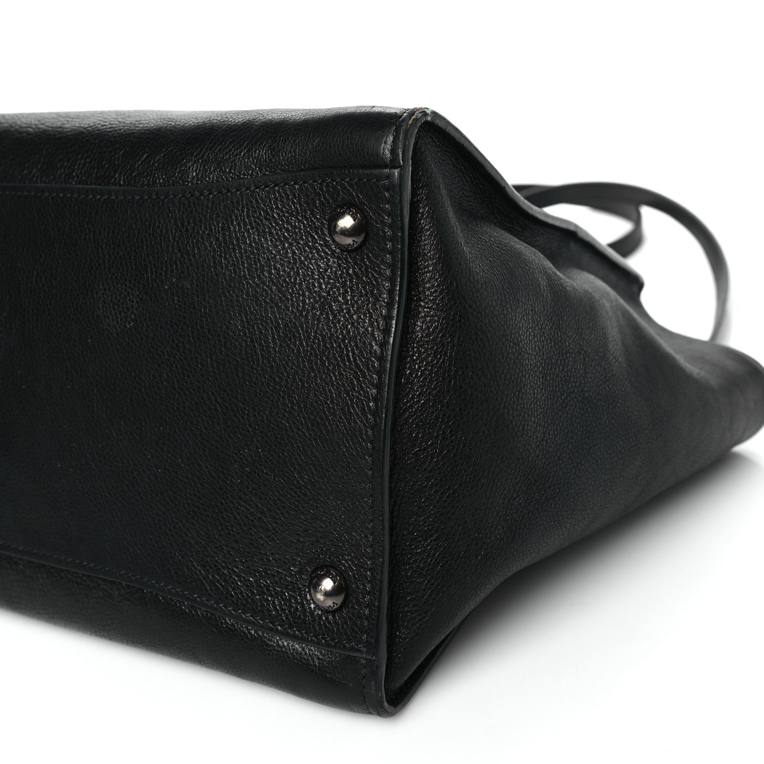Prada Glace Calf Twin Pocket Tote Black 10 of 12