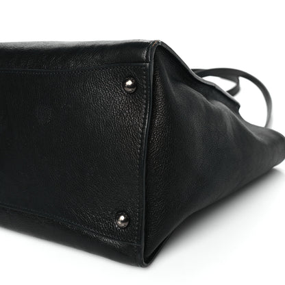 Prada Glace Calf Twin Pocket Tote Black 10 of 12