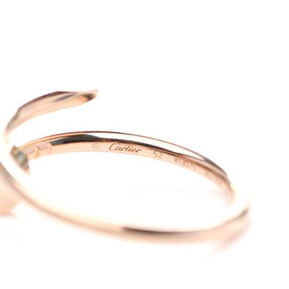 Cartier 18K Pink Gold Small Juste Un Clou Ring 52 6 4 of 5