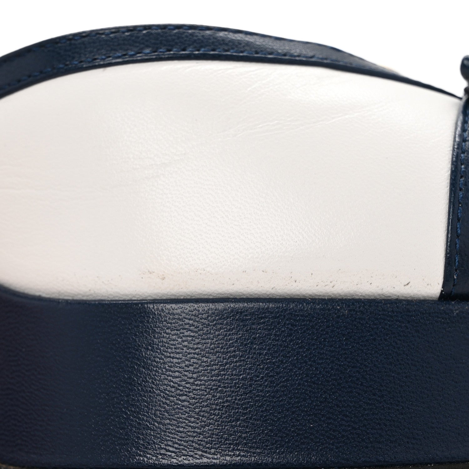 Gucci Malaga Kid Alison Platform 36 Navy White 10 of 13