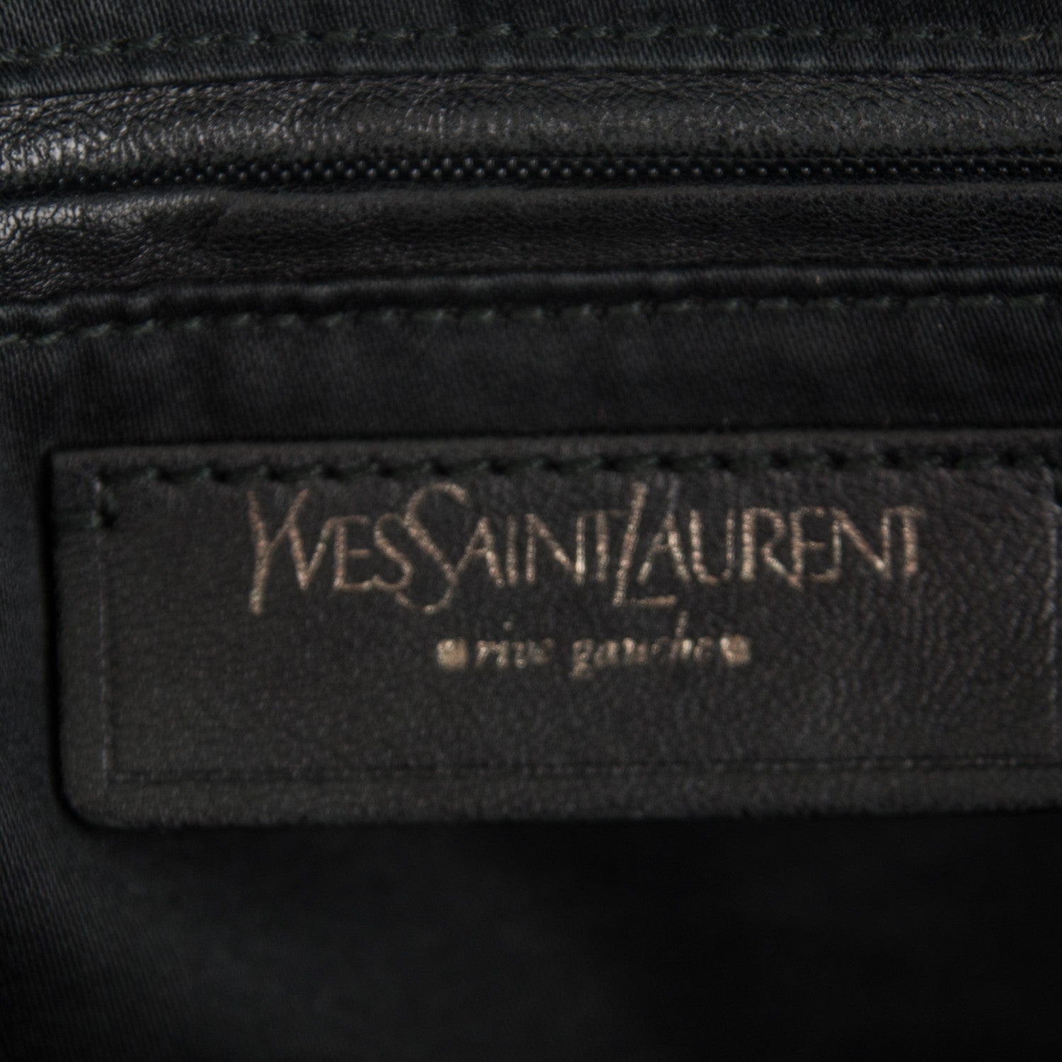 Saint Laurent Textured Patent Large Roady Hobo Black 6 of 7
