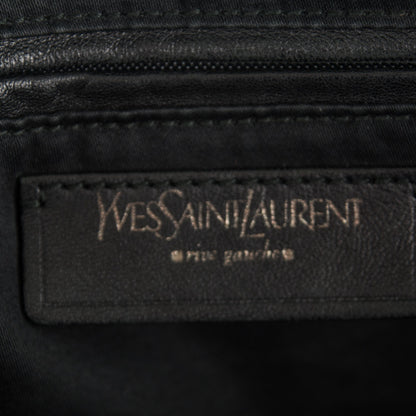 Saint Laurent Textured Patent Large Roady Hobo Black 6 of 7