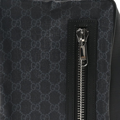 Gucci GG Supreme Monogram Web Belt Bag Black Grey 7 of 11