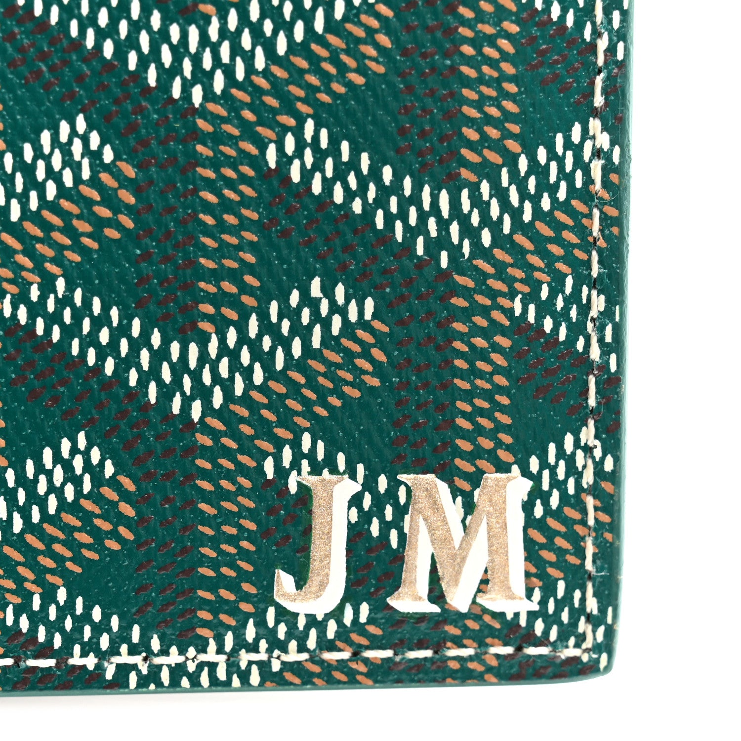 Goyard Goyardine Passport Wallet Green 8 of 9