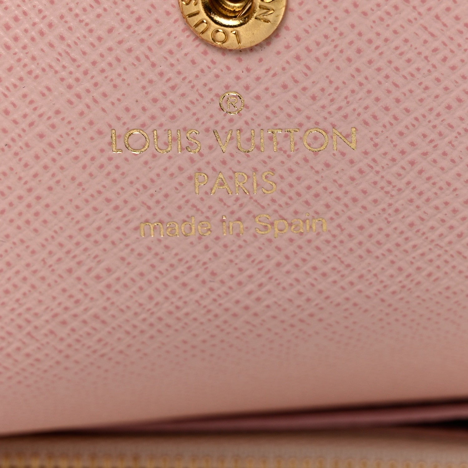 Louis Vuitton Damier Azur Rosalie Coin Purse Rose Ballerine 6 of 11