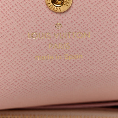 Louis Vuitton Damier Azur Rosalie Coin Purse Rose Ballerine 6 of 11