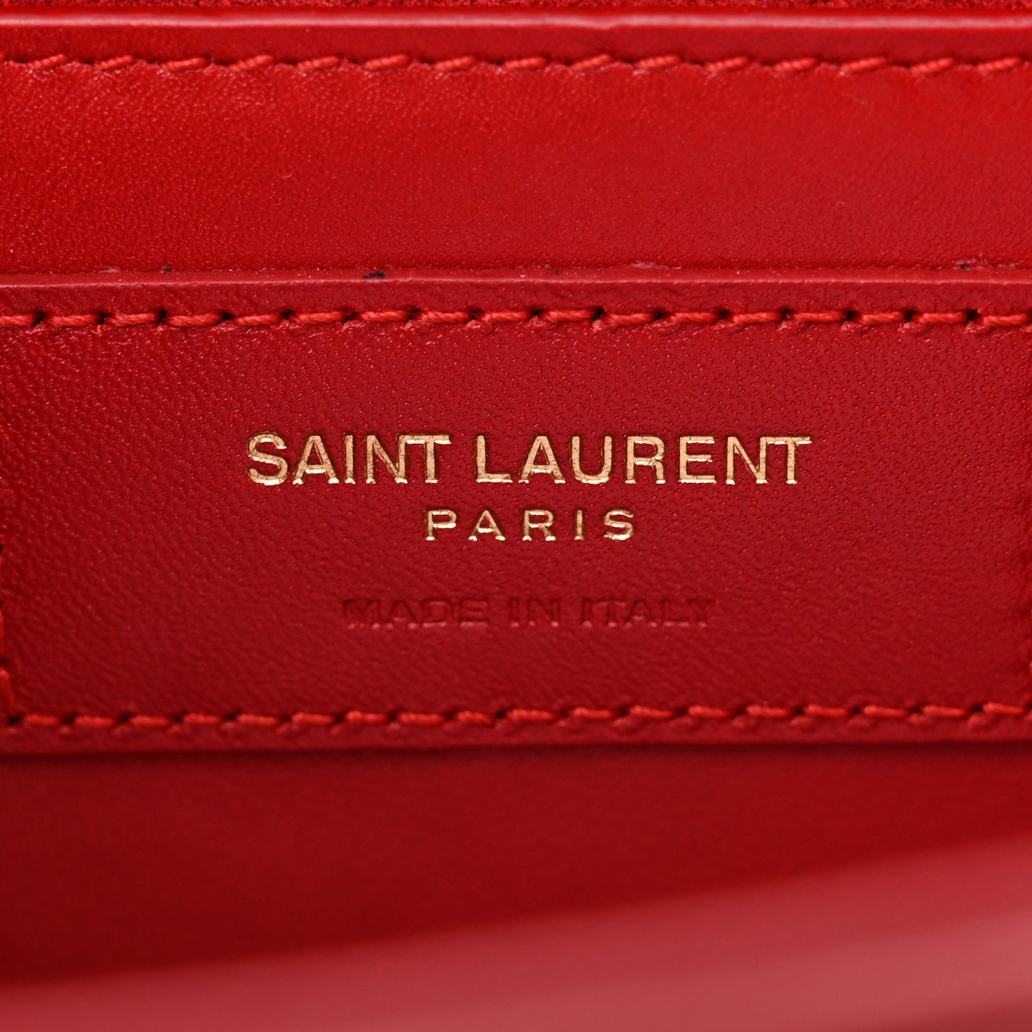 Smooth Calfskin Medium Classic Monogram Kate Tassel Satchel Lipstick Red