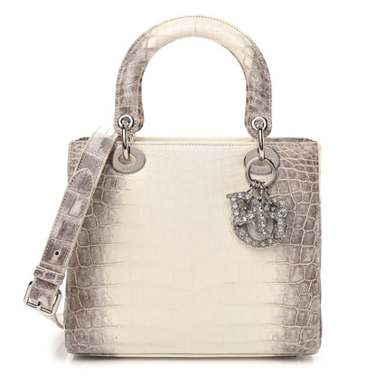 Christian Dior Niloticus Crocodile Himalaya Crystal Medium Lady Dior White 1 of 11