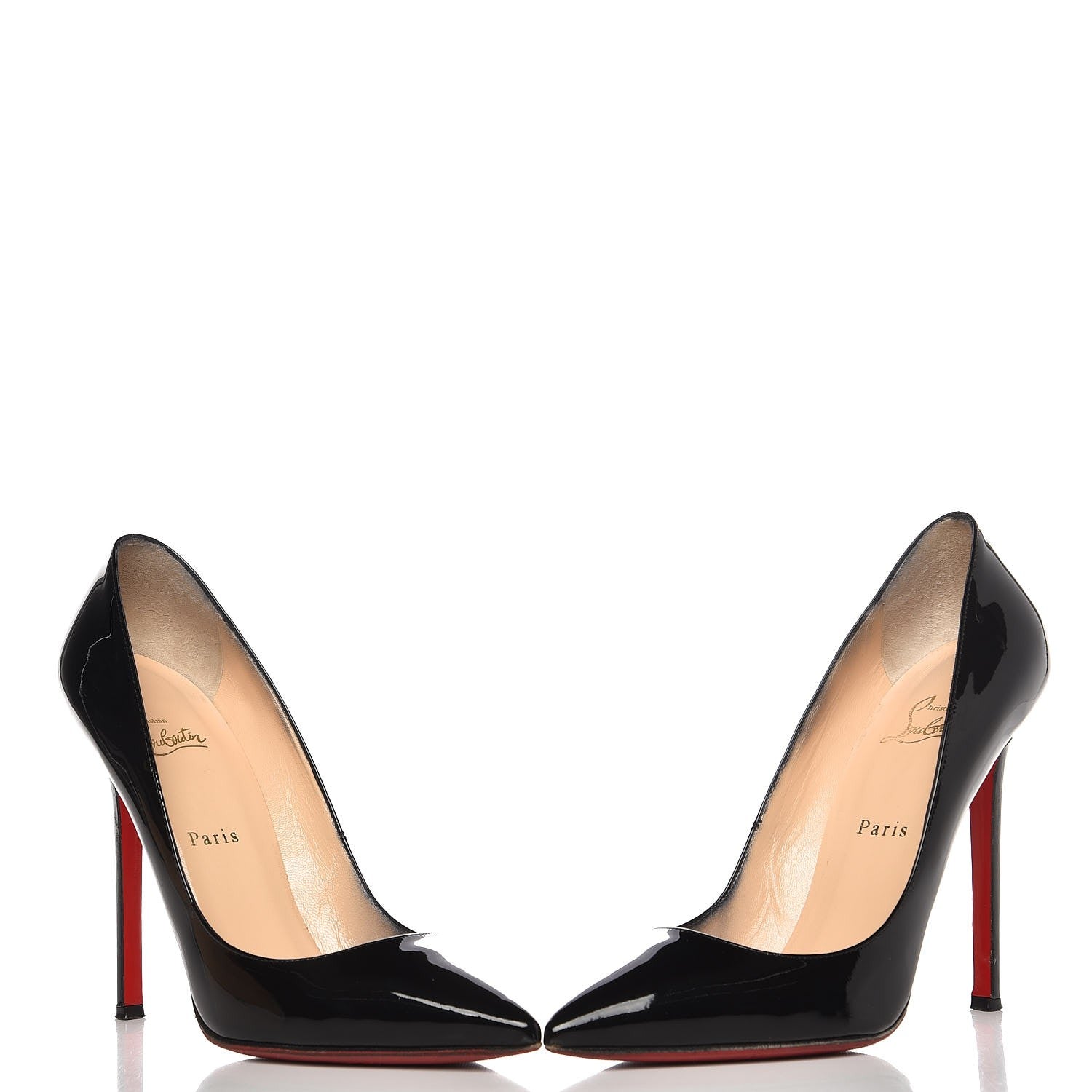 Christian Louboutin Patent Pigalle 120 Pumps 39 Black 10 of 13