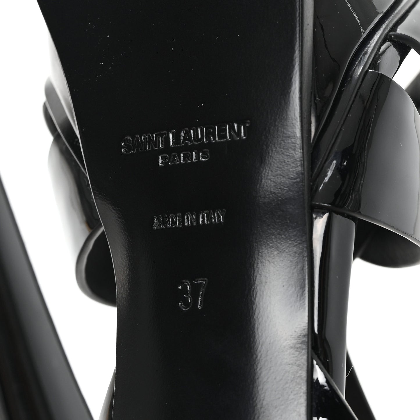 Patent Tribute 105 Platform Sandals 37 Black