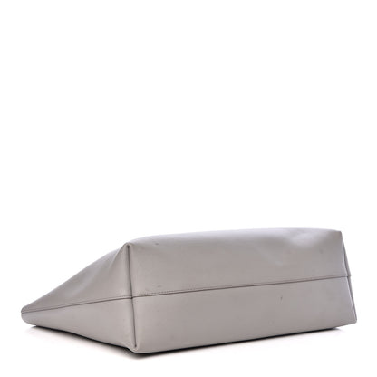 Saint Laurent Calfskin Large Shopping Tote Oyster Gray 5 of 21