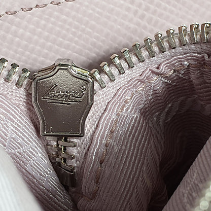 Prada Saffiano Cuir Small Twin Tote Mughetto 11 of 12