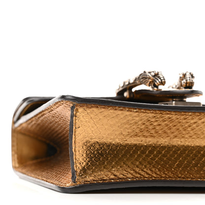 Gucci Snakeskin Mini Dionysus Shoulder Bag Gold 9 of 10