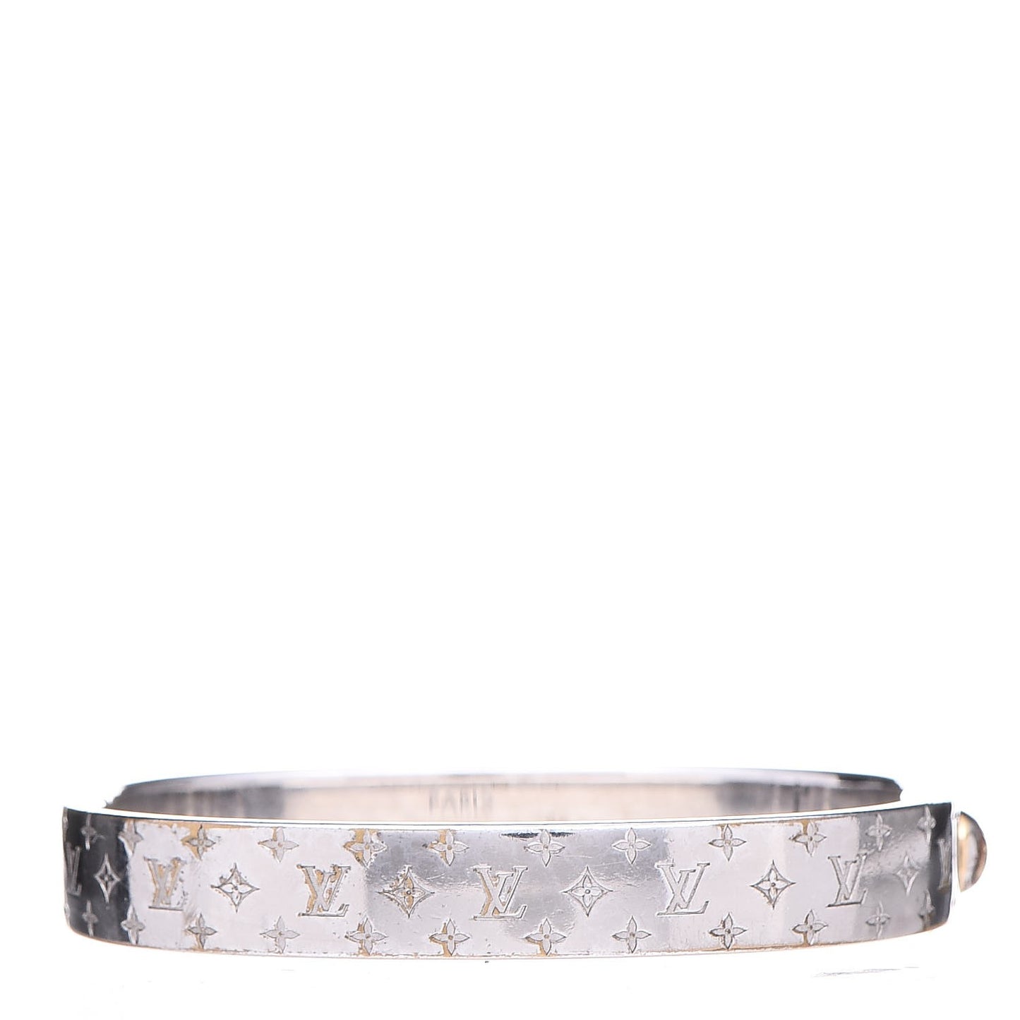 Palladium Monogram Nanogram Cuff M