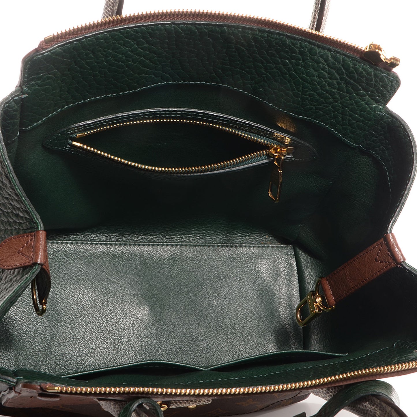 Monogram Ostrich Majestueux PM Vert