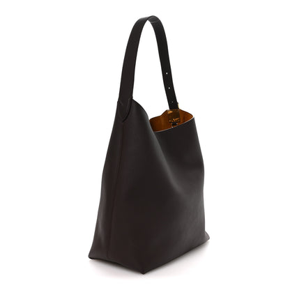 Louis Vuitton Grained Calfskin Low Key Hobo MM Chocolate 3 of 10