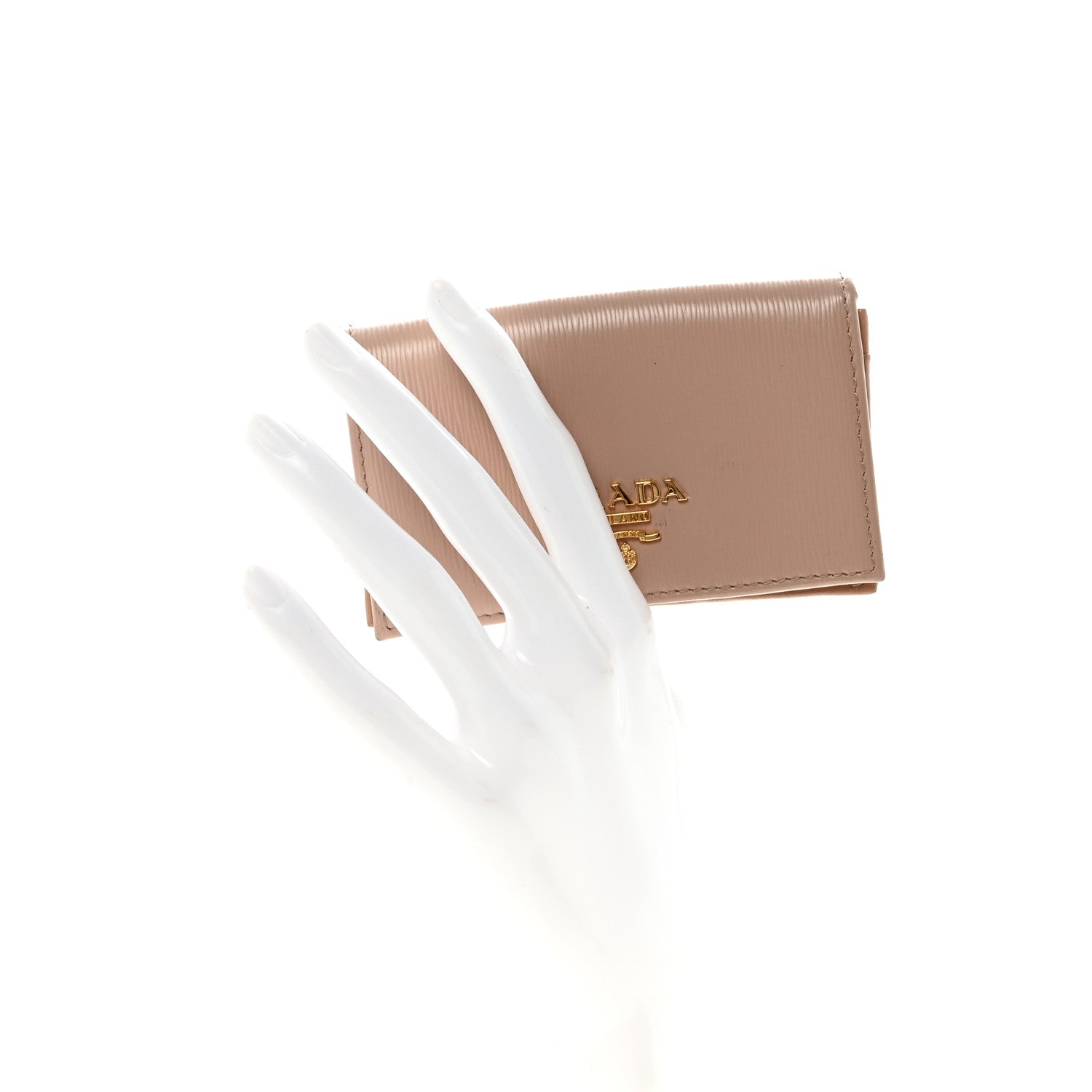 Prada Vitello Move Business Card Holder Cipria 1826304 – FASHIONPHILE