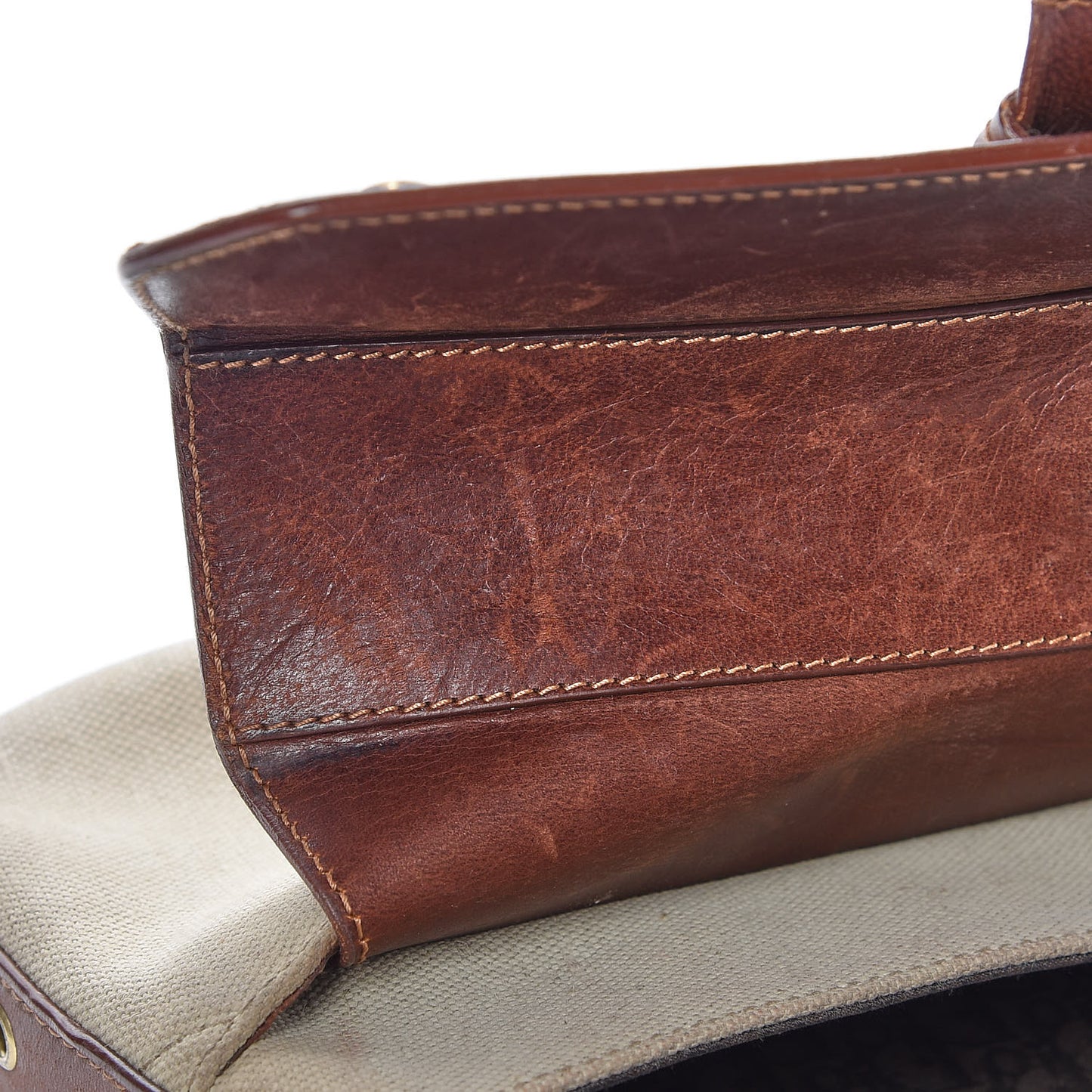 Canvas Calfskin Street Chic Columbus Ave Brown