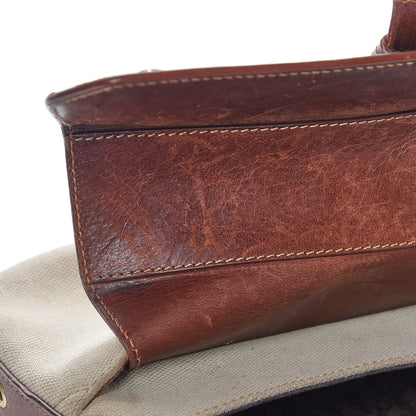Christian Dior Canvas Calfskin Street Chic Columbus Ave Brown 10 of 12