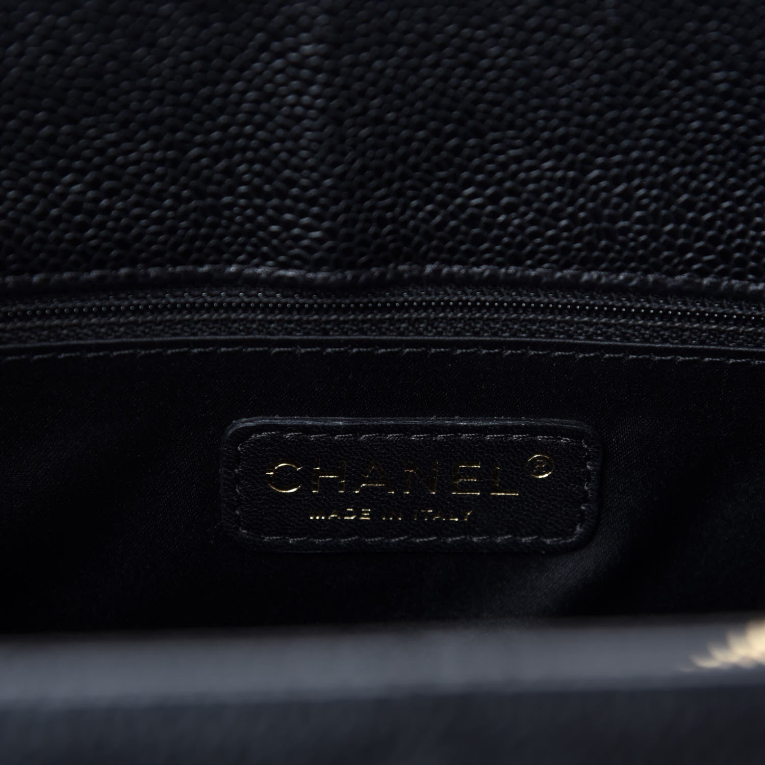 Chanel Caviar Quilted Grand Shopping Tote GST Black 10 of 12