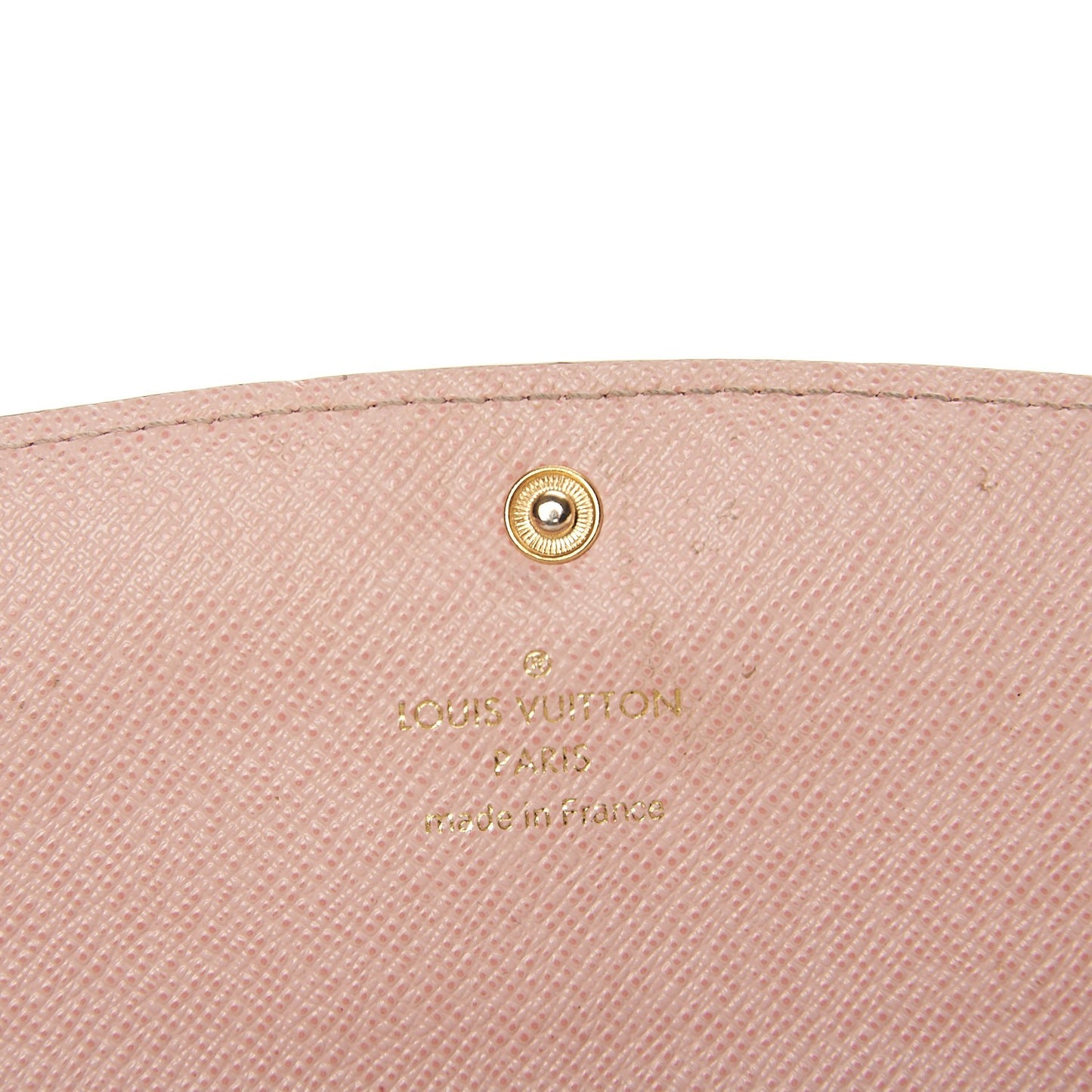 Damier Azur Emilie Wallet Rose Ballerine
