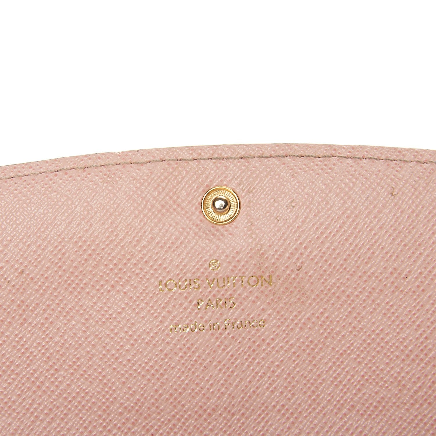 Louis Vuitton Damier Azur Emilie Wallet Rose Ballerine 5 of 15